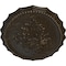 Ekena Millwork Oxford Ceiling Medallion, Hand-Painted Stone Hearth Crackle, 16 7/8"W x 11 3/4"H x 1 1/2"P CM16OXSHC - alternate 3